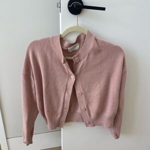 Aritzia Blush Pink Women's Cardigan